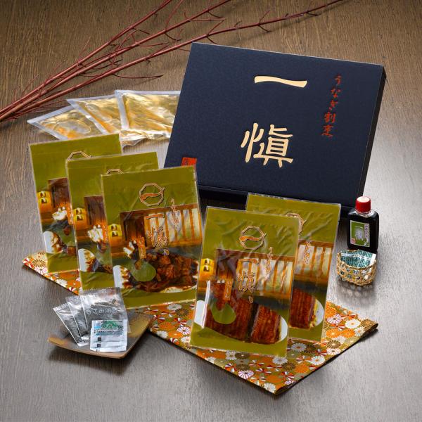 うなぎ割烹 一愼 蒲焼と一愼ひつまぶしセット SISK