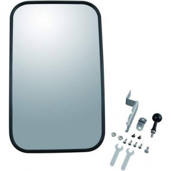 MYST(マイスト) 5127 ガレージミラーL 角 長距離用(～50mまで) 四角形 黒色 約370×220mm 169416