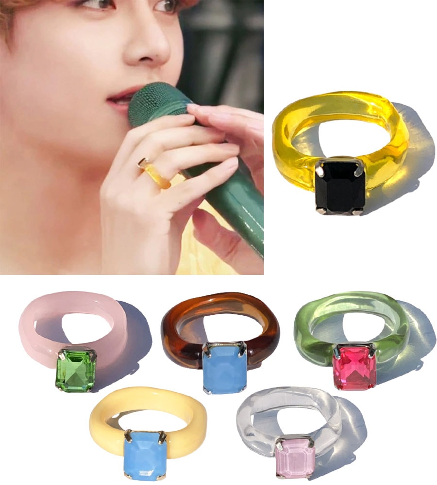yOung BTS V着用 Foi ring 6COLOR BTSフォトカード贈呈