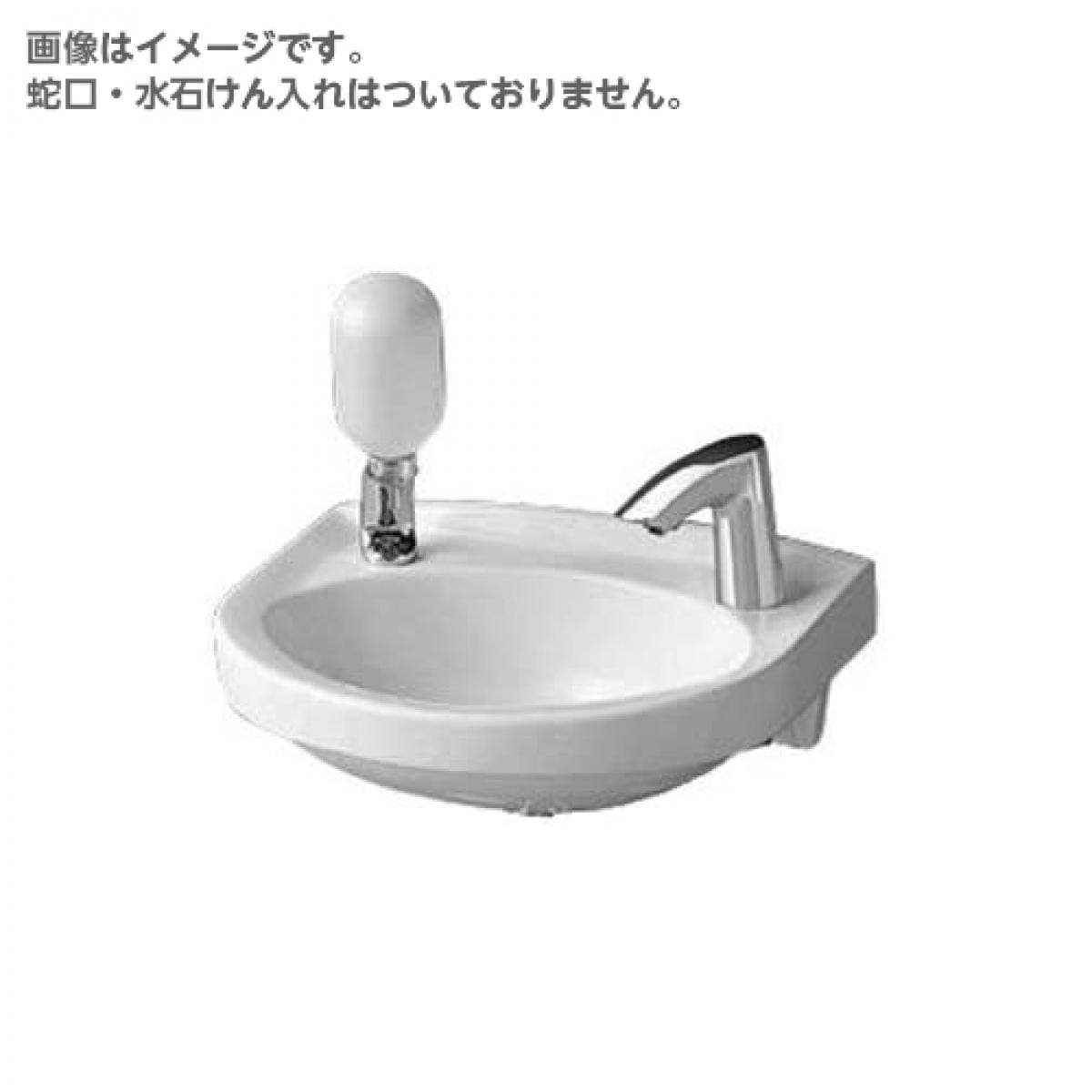 TOTO 平付壁掛手洗器 L30DM パステルアイボリー (#SC1)　水栓・排水金具別売 水石けん用穴あり