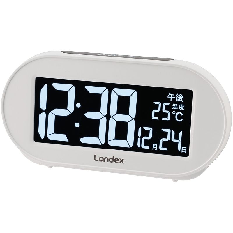 デジタル置時計 ブライトエール YT5313WH