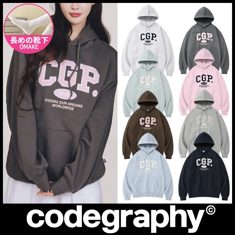 CGP アーチ ロゴ フード マンツーマンTシャツ Archie Hooded T-Shirt