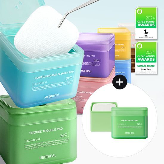 [63冠王/200枚] 四角パッド 100+100枚 ダブル企画 8種 選り取り