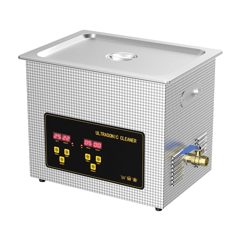 超音波洗浄機 業務用 大型 超音波洗浄器 10L 240W デジタル 加熱 超音波 洗浄機