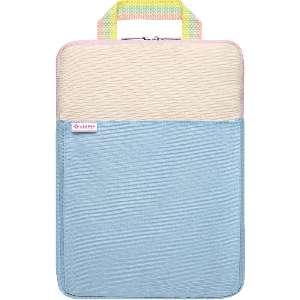 （まとめ買い）クッション付スクールPCケース Mサイズ シフトプラス キャンディ アイボリー LS-5593-I [x3] 6,091円