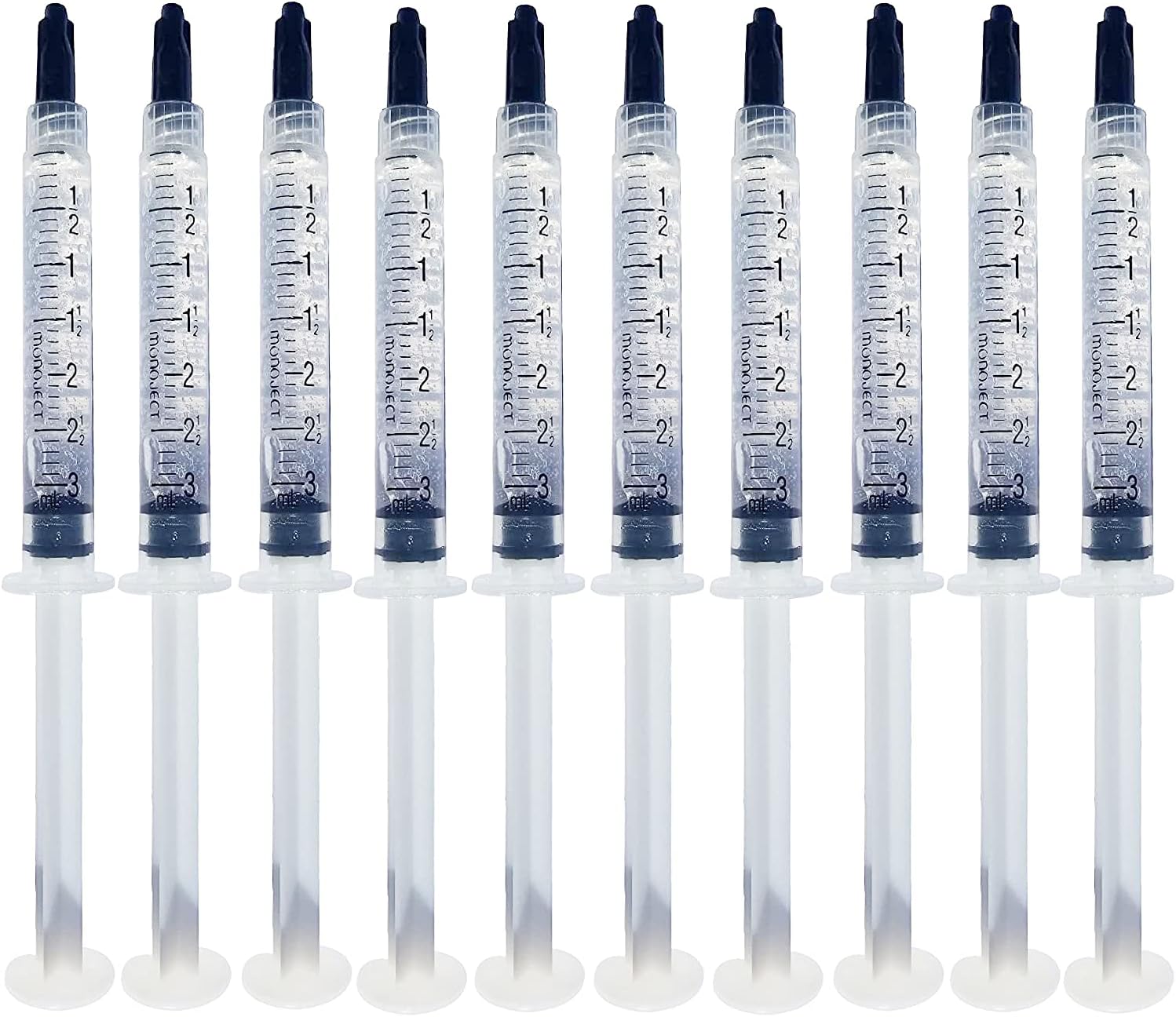 ブライトホワイトスマイルズ - 歯のホワイトニングジェルリフィルキット - 10チューブ44%カルバミド過酸化物歯のホワイトナー処方