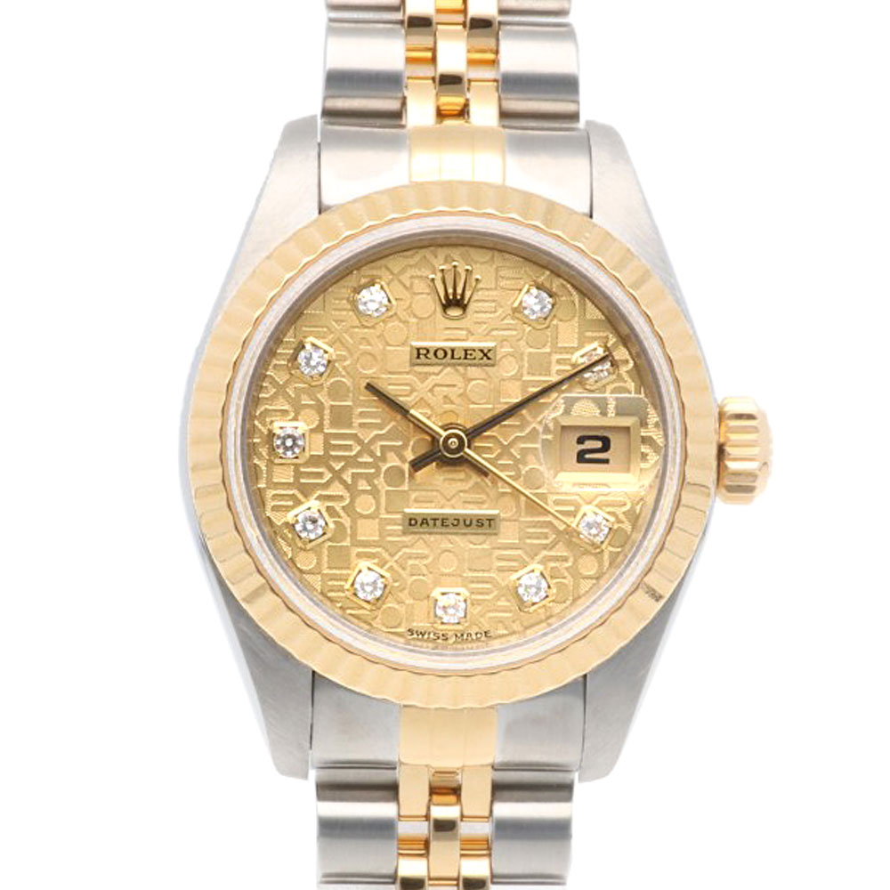 ロレックス デイトジャスト 腕時計 ステンレススチール 79173G 自動巻き 1年保証 ROLEX 中古