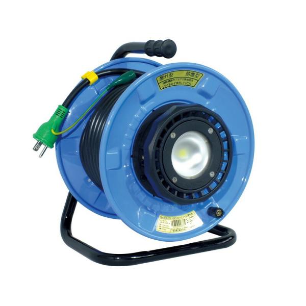 日動 LEDライトリール20m SDW－E22－10W 電動工具 電工ドラム コード 電工ドラム ２０Ｍ