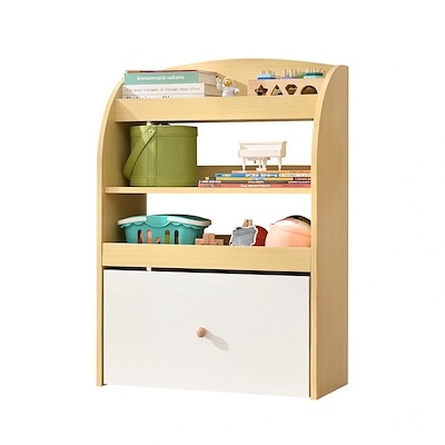 【国内即日発送】絵本ラック 絵本棚 本棚 収納ラック 多機能 おもちゃ収納 収納ボックス 子供部屋 収納ケース 子ども用 家具 木製 キッズ