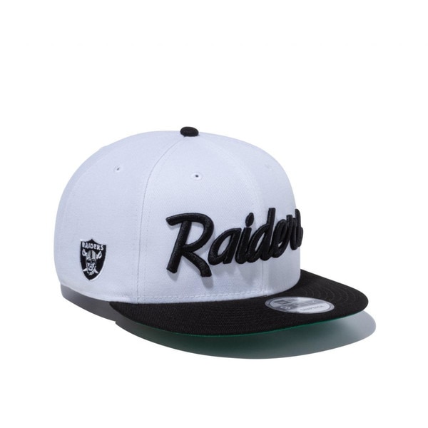 ニューエラ NEW ERA 9FIFTY ラスベガス・レイダース ホワイト × ブラック ブラックバイザー 14524941 帽子 キャップ