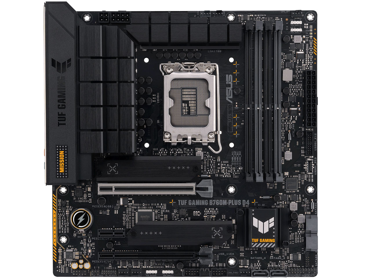ASUS B760チップセット搭載 MicroATXマザーボードTUF GAMING B760M-PLUS D4 即納OK