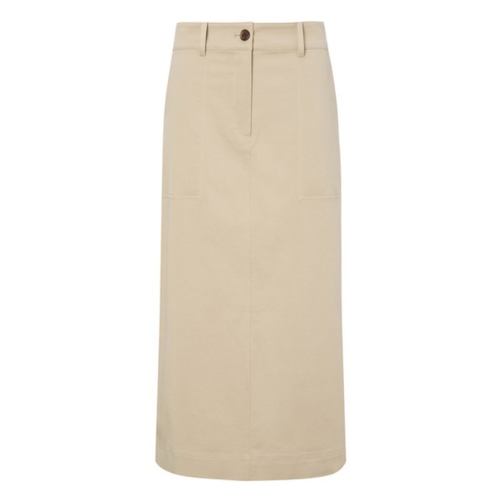 (ヘッジスレディース) 25SS チノスカートベージュ HSSK5B203I2