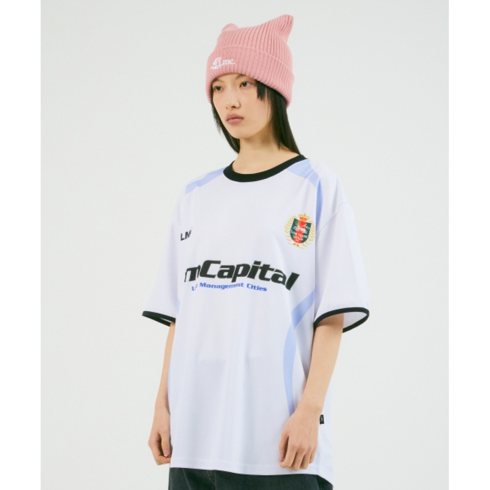 LMC キャピタルサッカージャージー T シャツホワイト