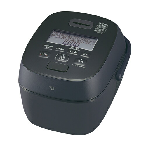 象印【ZOJIRUSHI】5.5合炊き 圧力IH炊飯ジャー スレートブラック 豪熱大火力 しゃもじ＆計量カップ 炊飯器 NW-WB10-BZ【鉄（くろがね仕込み）豪炎かまど釜】