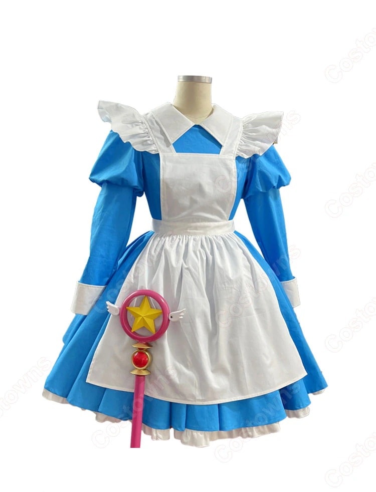 カードキャプターさくら 木之本桜 アリス コスプレ衣装 メイド服