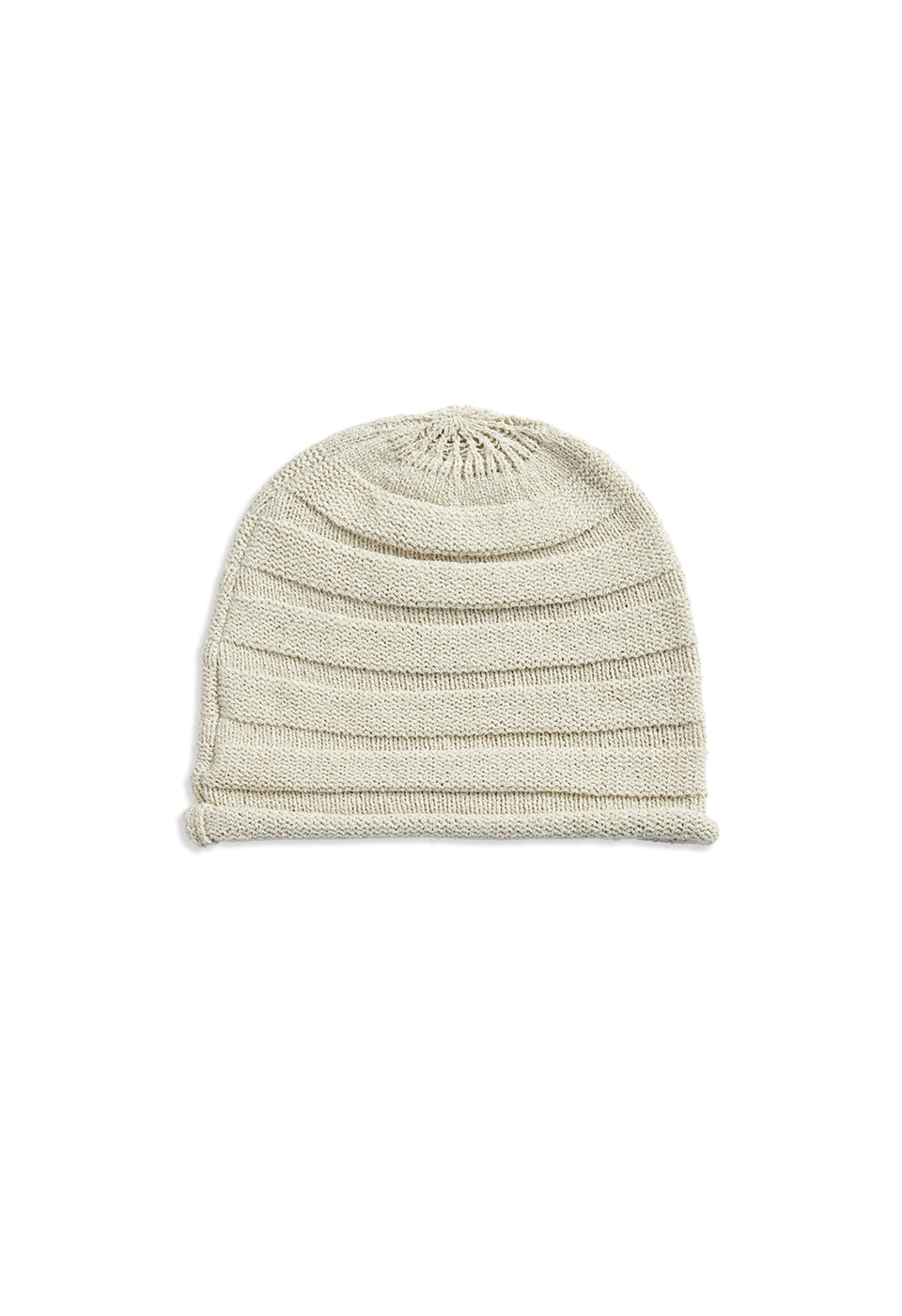 【OPEN Yy】 ROLLED RIDGE BEANIE : BEIGE 8,377円