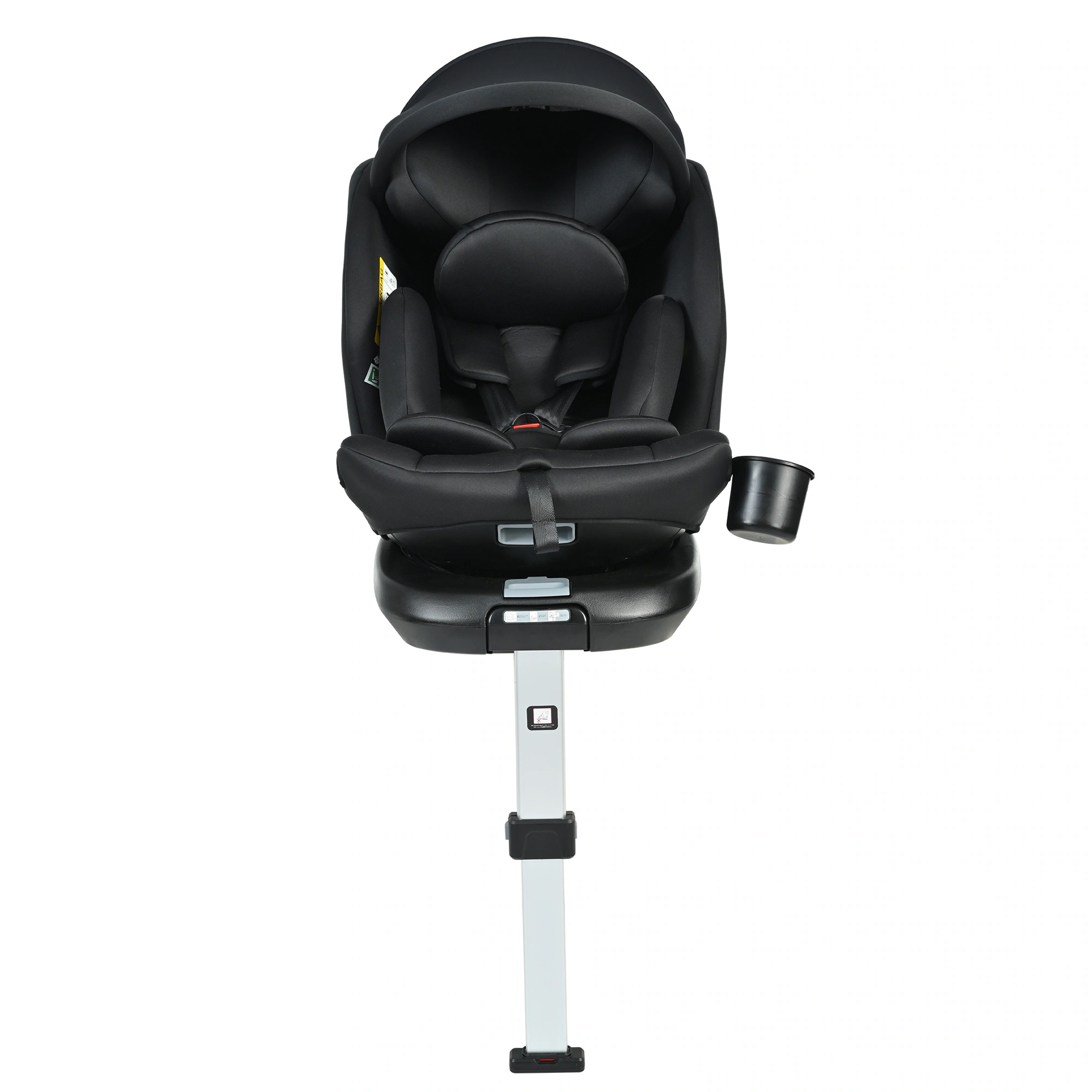 2490【サポートレッグ】チャイルドシート 新生児 ISOFIX 0歳～12歳 360度回転式 40～150cm ジュニアシート 調節可能 洗える キャノピー付き ベビーシート ドリンク
