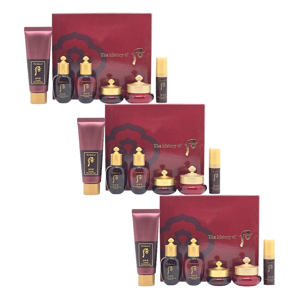 【3個セット】津率享(ジンユルヒャン) ジンユル 6種セット 韓方スキンケア トライアルセット 高級韓国コスメ エイジングケア 保湿 弾力 4,591円