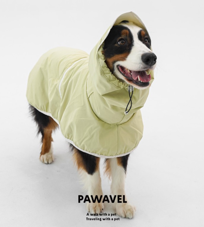 PAWAVEL オールカバー ポンチョレインコート（ベージュ）韓国製