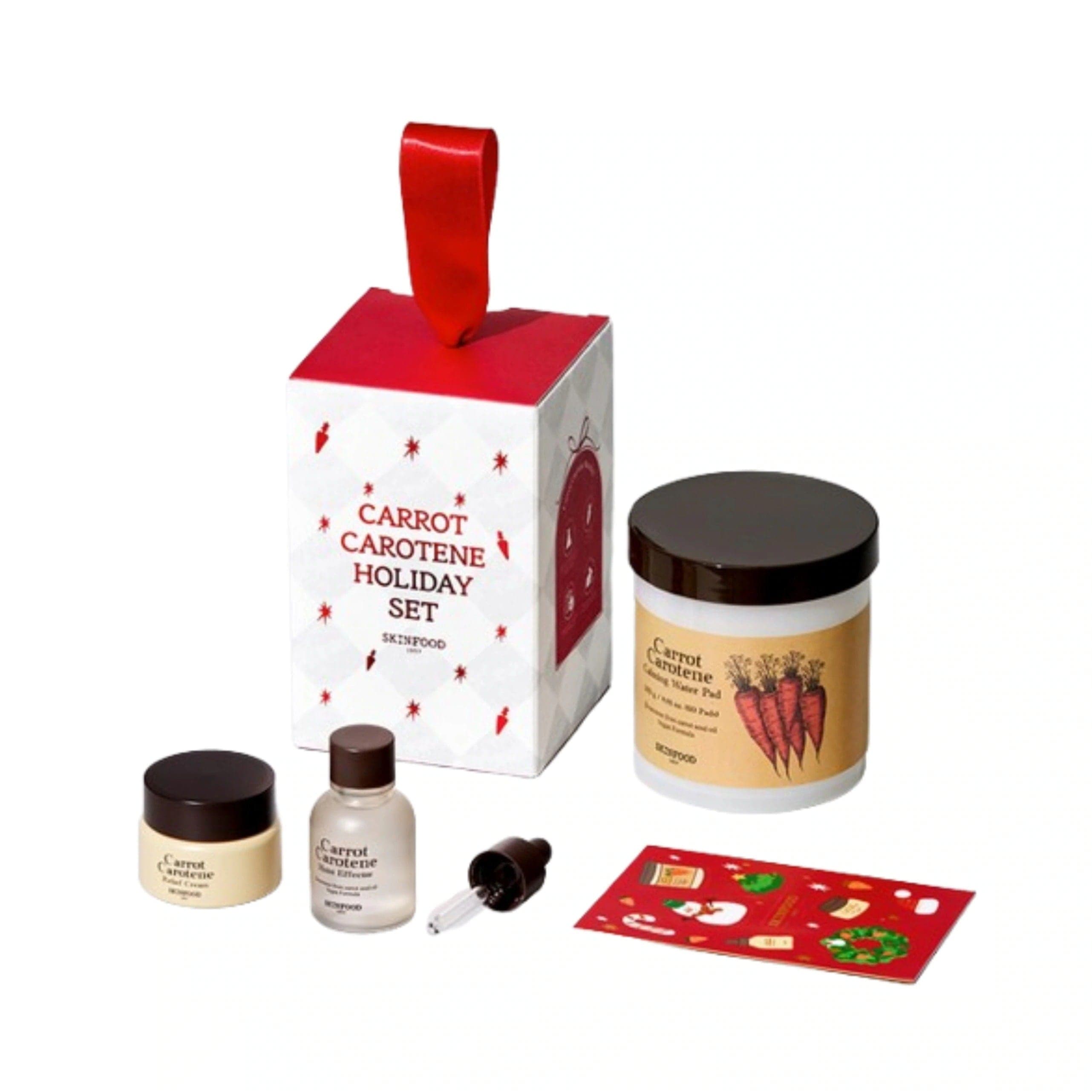 [24FW/New]キャロット カロチン カーミングウォーターパッド 60枚（+アンプル30ml+クリーム30ml+ホリデーステッカー）#holiday edition