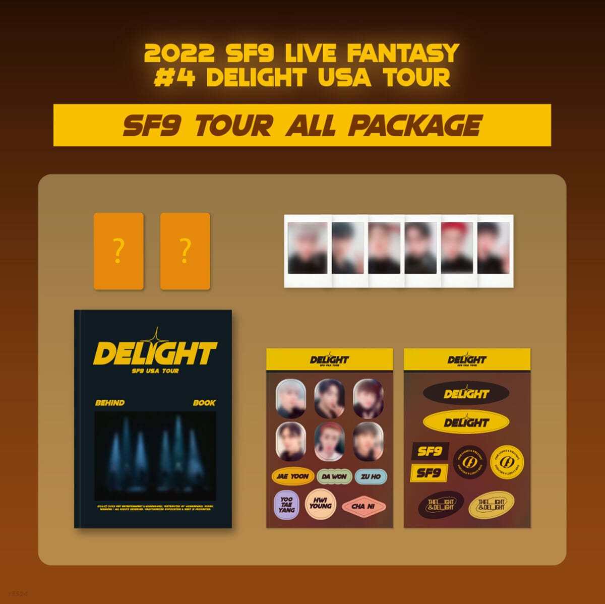 SF9 - 2022 SF9 LIVE FANTASY #4 DELIGHT USA TOURKPOP 写真集