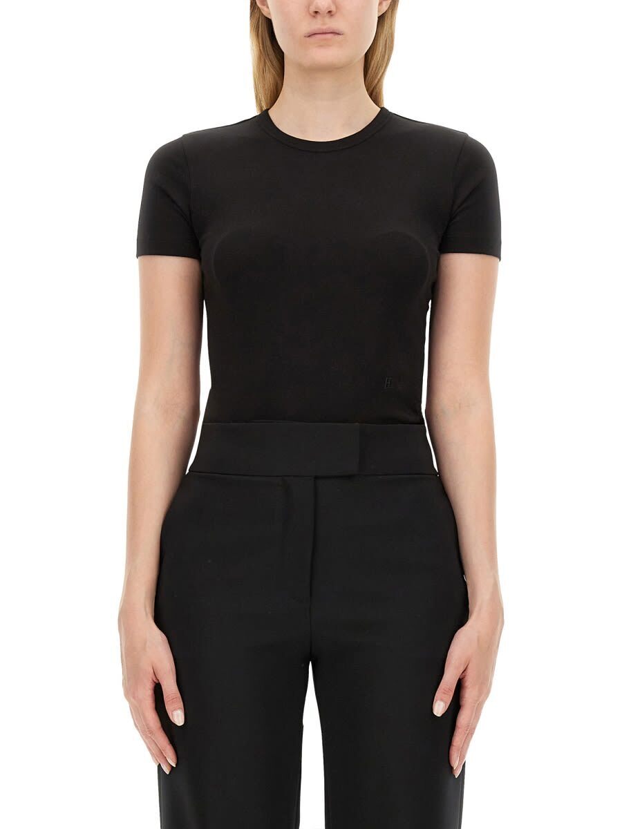 O01HW515 001 BLACK ブラック 春夏2025 Tシャツ レディース ia