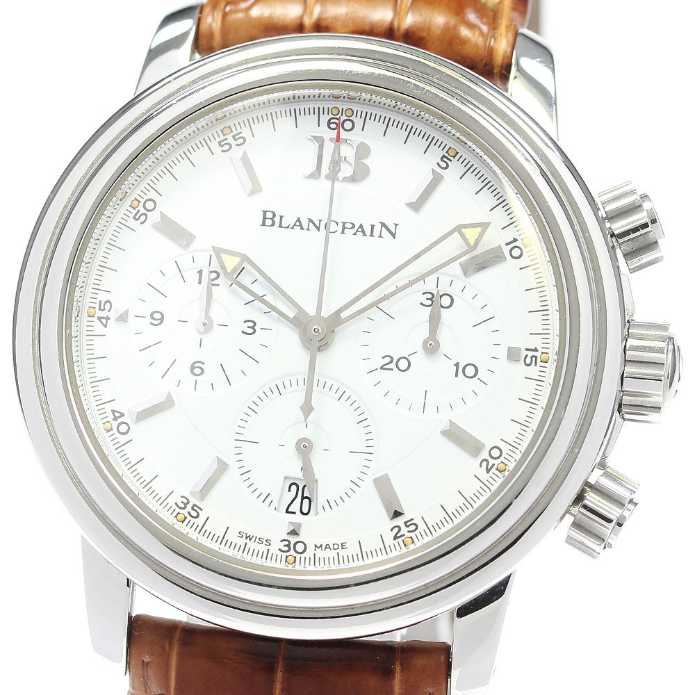 ブランパン Blancpain 2185-1127-53 レマン クロノグラフ 自動巻き メンズ _860352【中古】