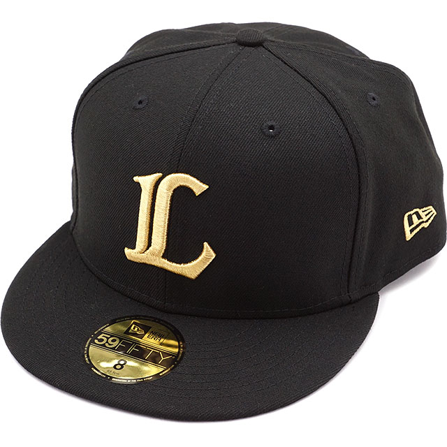 キャップ 埼玉西武ライオンズ [14525171] 59FIFTY NPB メンズ・レディース 帽子 日本プロ野球 ブラック/ゴールド 正規取扱店