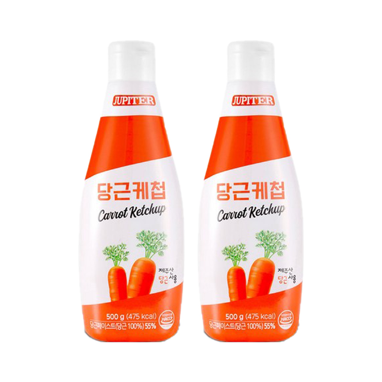 デイウェル ジュピター リアル キャロット ケチャップ 500g X 2個 人気 ソース おいしい 甘酸っぱい ピューレ