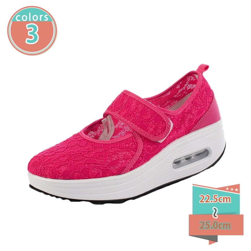 クーポン 厚底スニーカー スニーカー レディース 厚底 ウォーキングシューズ 船型底ナースシューズ エアクッション デッキシューズ スリッポン 厚底 美脚 アウトドア 疲れにくい ナースシューズ 長時