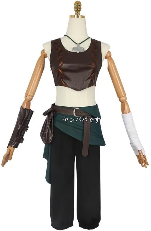 弓使い ブリュンヒルド・ウェルフ コスプレ衣装(ウィッグ 靴別売り)