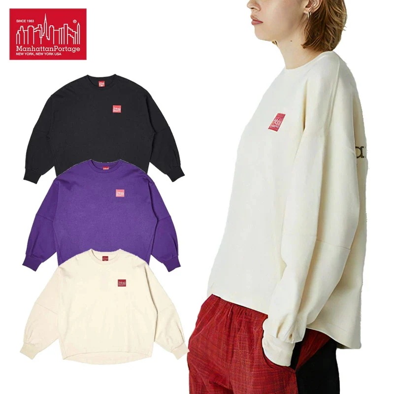 マンハッタン ポーテージ Long Wide Sleeve Pullover(Women’s) (MP-L068) ロングスリーブ レディース 長袖 カットソー 国内正規品 [AA]