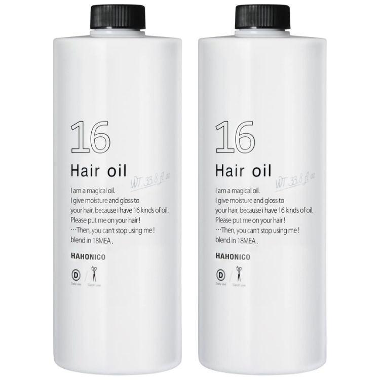 2個セット ハホニコプロ ジュウロクユ 1000ml 十六油 ヘアオイル サロン専売品 ヘアケア 業務用