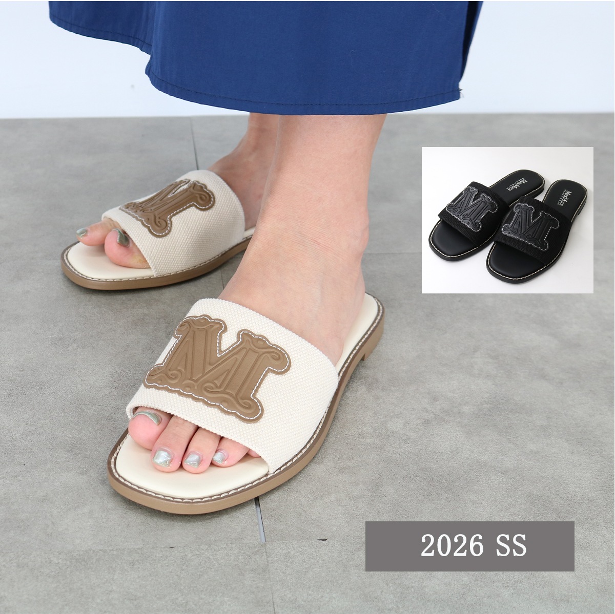 ビーチウェア フラットサンダル 2616521039600 CAUCASO コーカソ ミュール レデイ―ス ロゴ シューズ 靴 ブランド