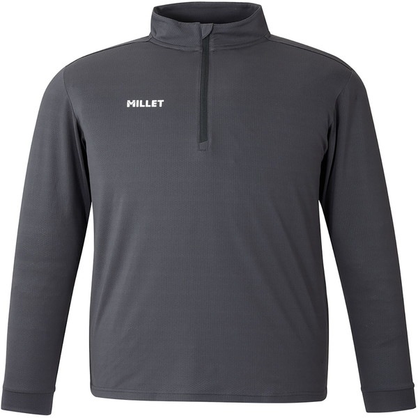 MILLET ミレー インセクト バリヤー ハーフジップ ロングスリーブ アウトドア ロングTシャツメンズ MIV03185-N3721