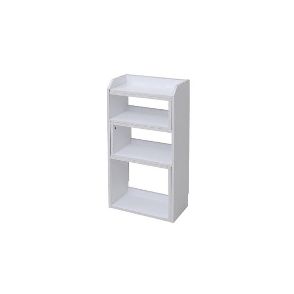 JKプラン YHK-0206-WH カウンター下収納 伸縮ラック ホワイト メーカー直送