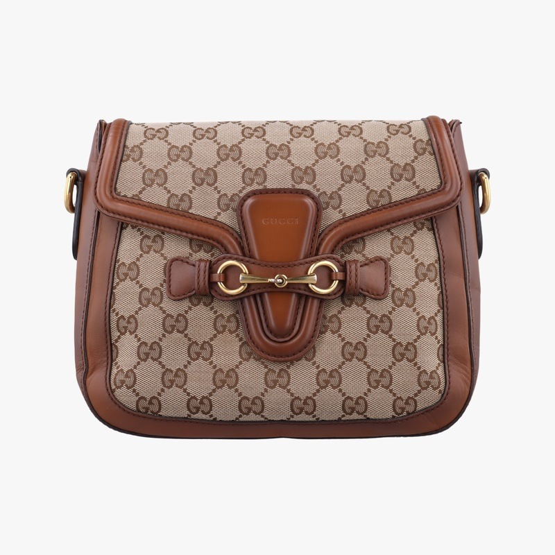 レディ ウェブブラウンファブリック383848F019275892中古