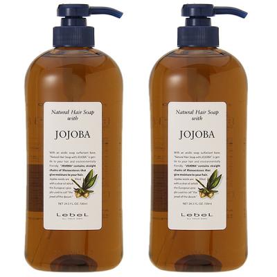 【セット】ルベル LebeL ナチュラル ヘアソープ ウィズ 720mL JO (ホホバ) 2個セット