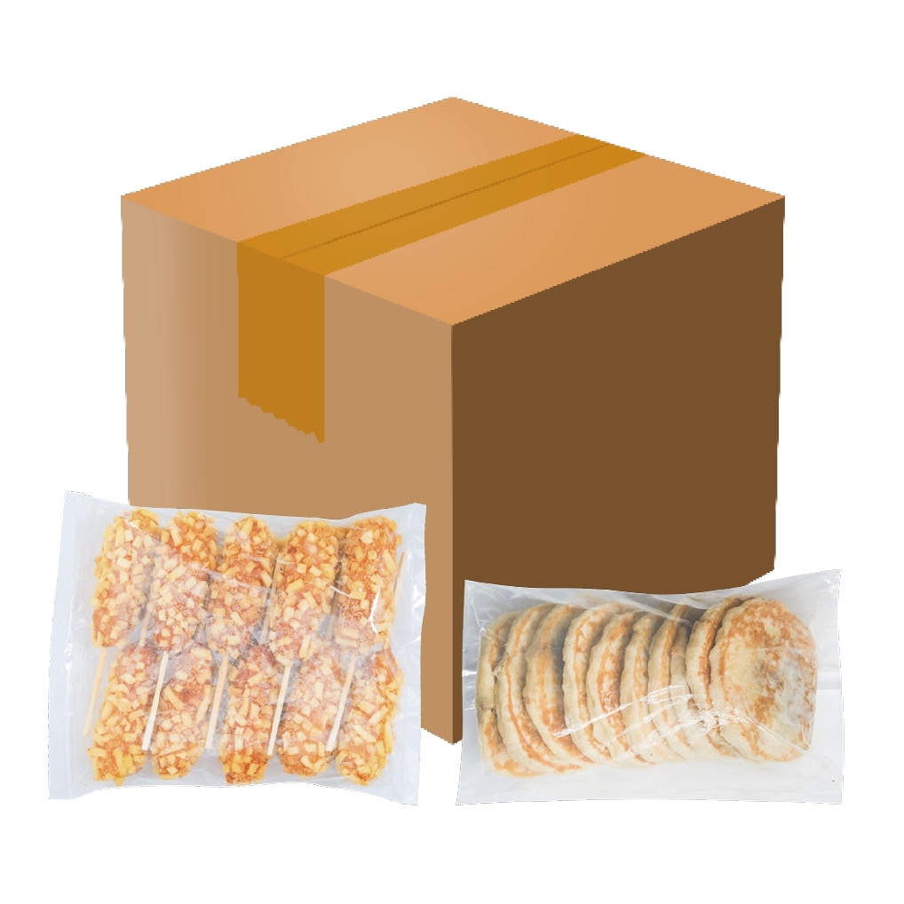 [ジョンノ公式] 業務用ボテトハッドグ 10個+業務用ハチミツ味ホットク10個　【業務用セット】新大久保チーズドックホットクチーズボール韓国お土産