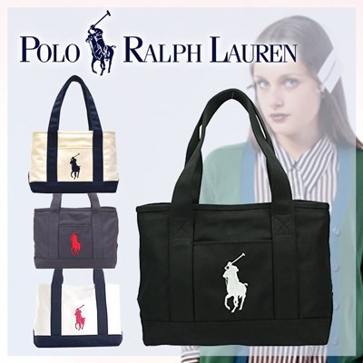 オファー poloralphlauren レディーストートバッグ