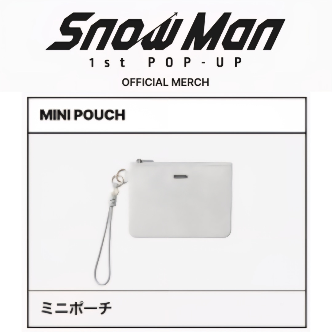 【公式】韓国現地購入 Snow Man 1st POP-UP MINI POUCH