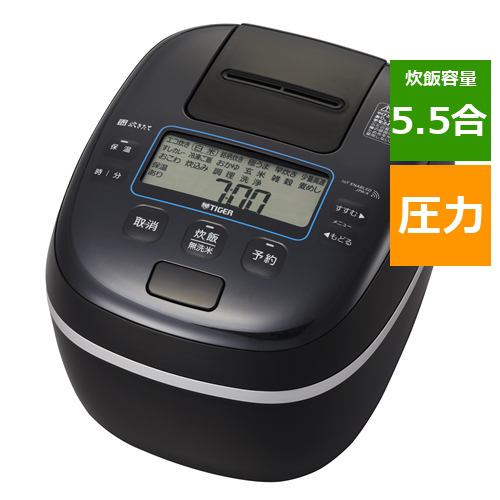 上質で快適 タイガー魔法瓶 JPA-X100KC 圧力IH炊飯ジャー 炊きたて 5.5合 クラッシックブラック 炊飯器 上質で快適 タイガー魔法瓶 JPA-X100KC 圧力IH炊飯ジャー 炊きたて 5.5合 クラッシックブラック 炊飯器