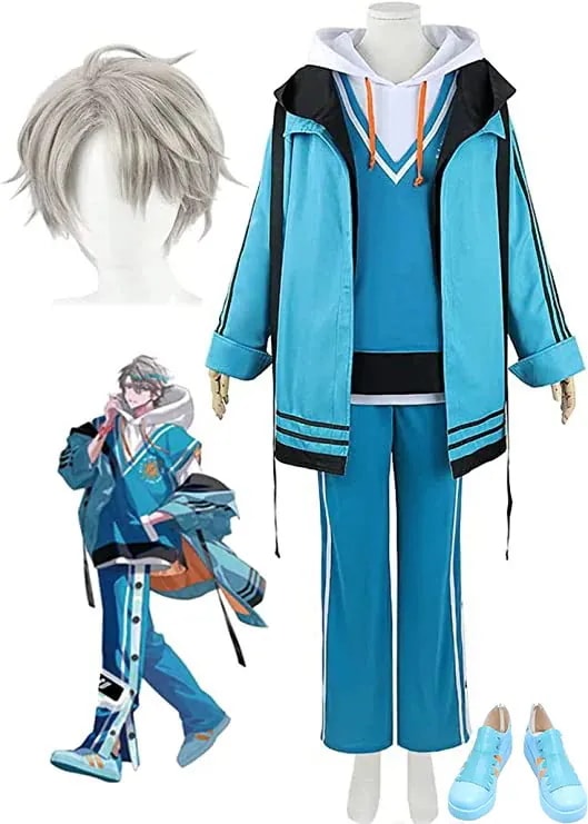 【一部分3日出荷】舞台服 コスチューム 変装 ステージ服 仮装 ハロウィン 靴 ウィッグ 衣装 コスプレ 新衣装 コスプレ衣装 かいだはる 甲斐田晴 にじさんじ VTuber SNS