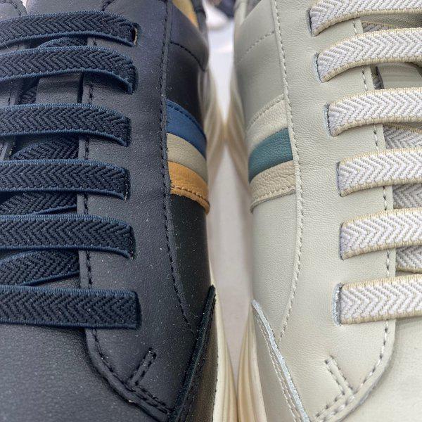 男性足の甲バンディングスニーカー YAESZH243244BKWH HSYI5A GN