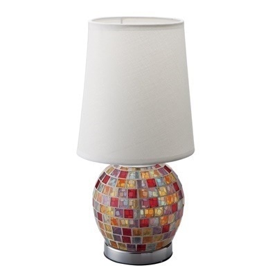 イシグロ モザイクテーブルランプL　クリアレッド 20612【送料無料】