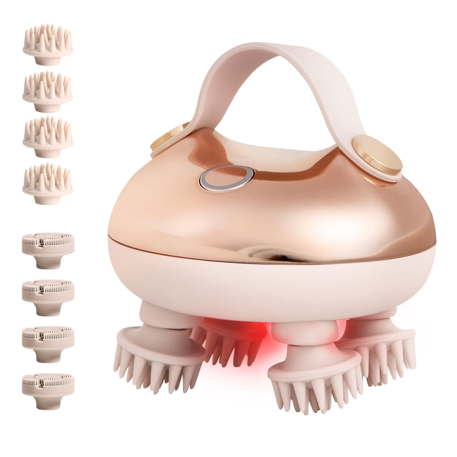 arboleaf 電動頭皮ブラシ スカルプケア【エステティシャン監修】ヘッドスパ 頭皮洗浄 頭皮ケア 頭皮/顔/全身適用 3D動作 広範囲赤LEDエステ 美容家電 お風呂 コンパクト 母の日 父の日