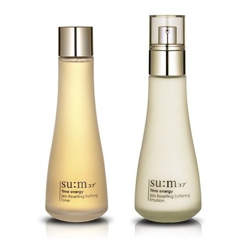 タイムエナジー スキンリセッティングリファイニング トナー （化粧水）+ソフトニングエマルジョン（乳液） 2種セット