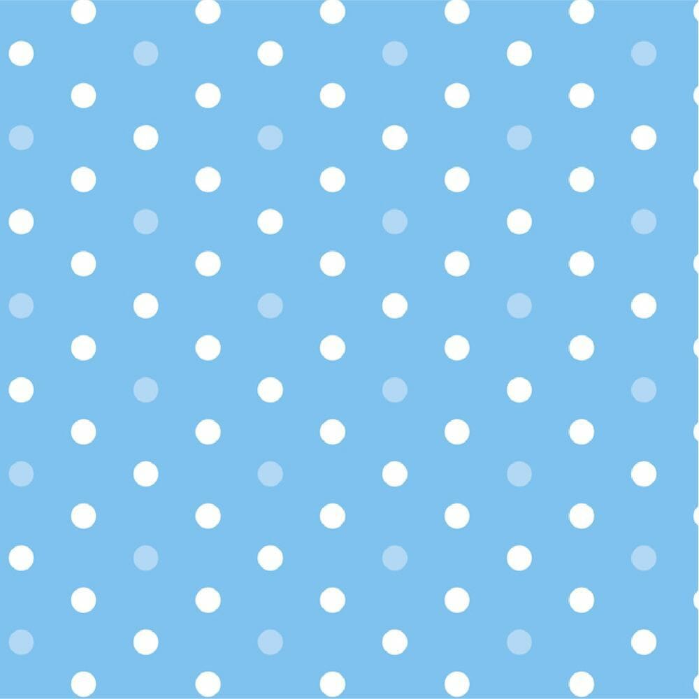 （まとめ買い）ササガワ 包装紙 ドット柄 ミニョンスカイ 半才判 50枚入 49-1150 [x3]