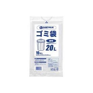 （業務用50セット）ジョインテックス ゴミ袋 LDD 透明 20L 10枚 N208J-20