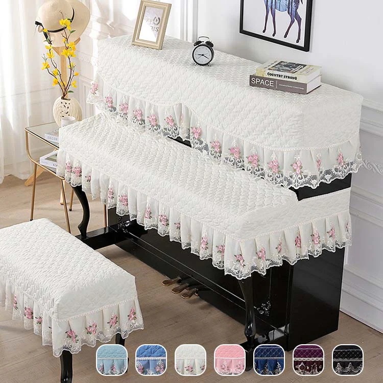 ピアノカバー アップライト トップカバー ピアノ 防塵カバー フルカバー シート ピアノ掛け 防塵カバー おしゃれ 保護カバー 上品 三点セット ピアノトップカバー ピアノカバー アップライト